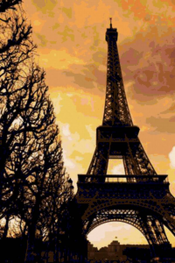 Серия "Париж" Эйфелева башня - франция, эйфелева башня, париж - предпросмотр