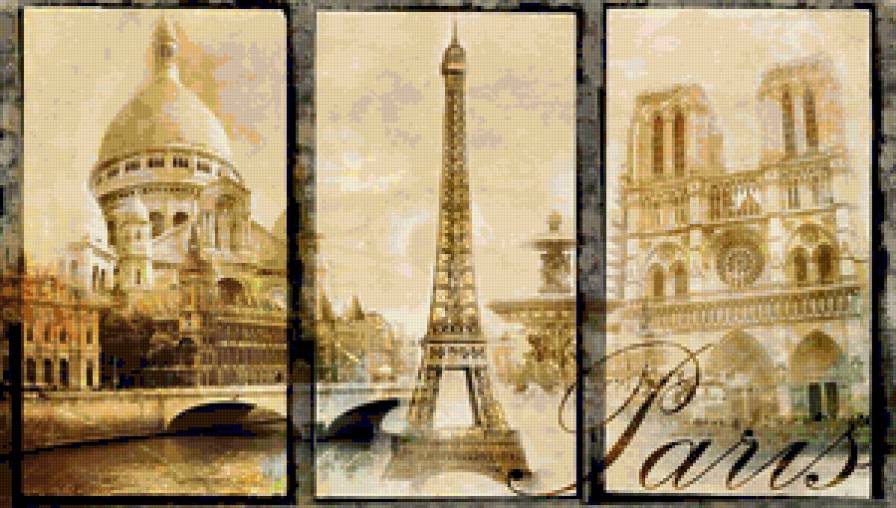 Серия "Париж" Эйфелева башня - франция, эйфелева башня, париж - предпросмотр