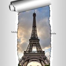 Схема вышивки «Серия "Париж" Эйфелева башня»