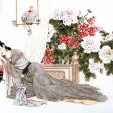 Схема вышивки «Сон»