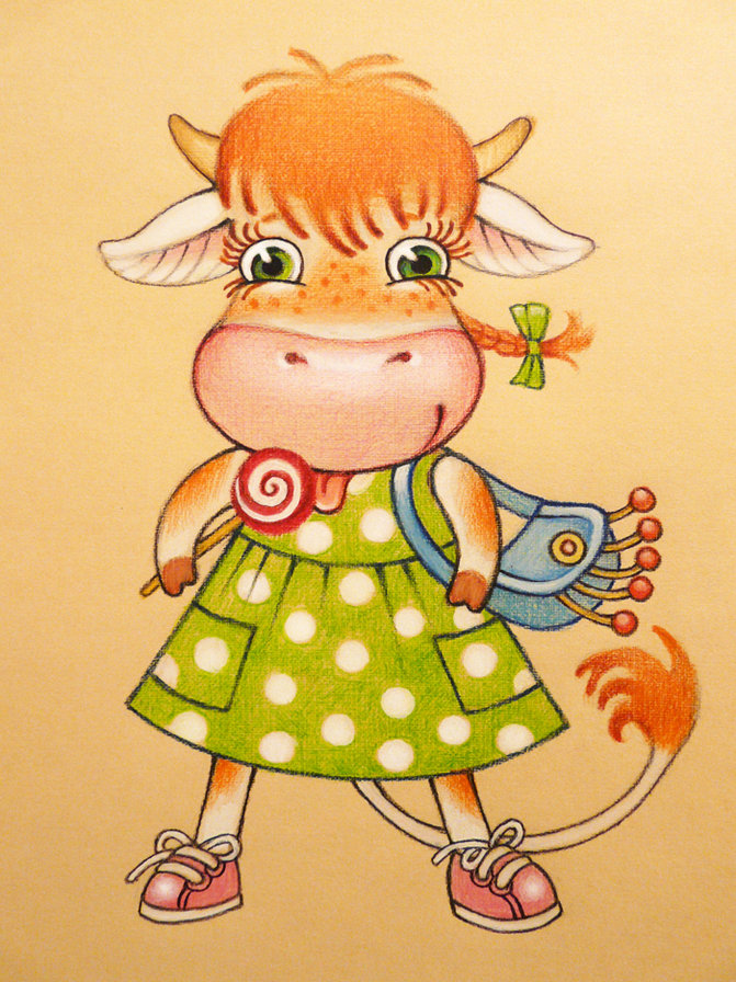 Буренка - корова - оригинал