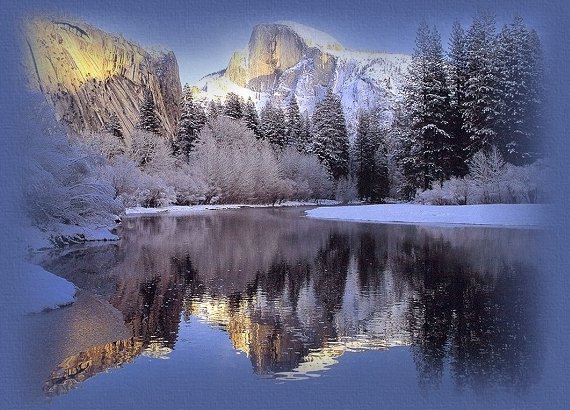 лесное озеро - озеро, пейзаж, горы, лес, вода - оригинал