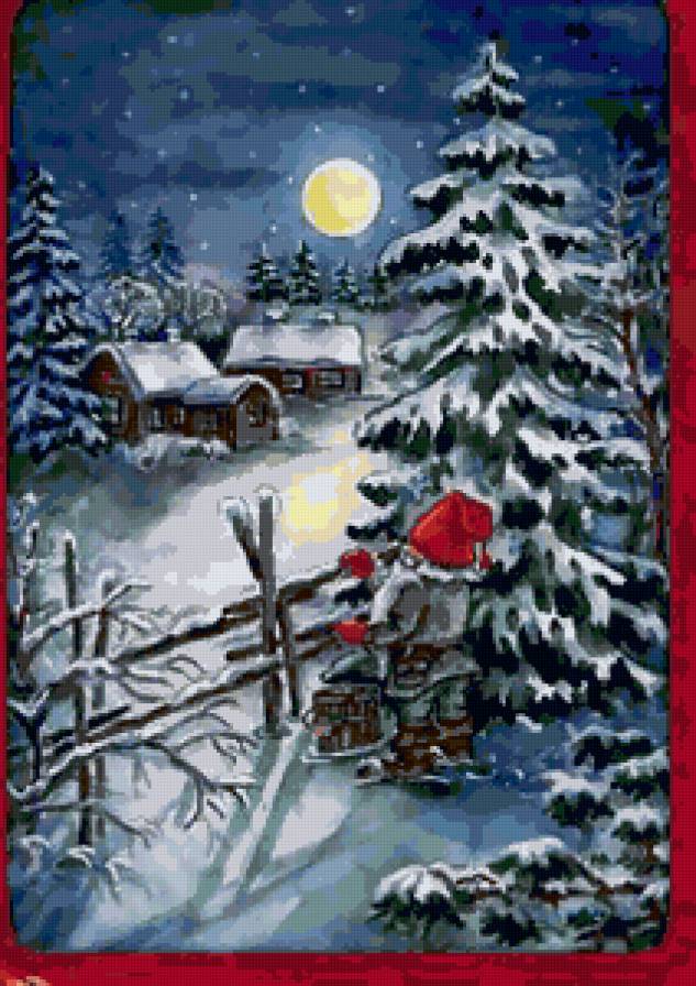 Старые открытки - гном - предпросмотр