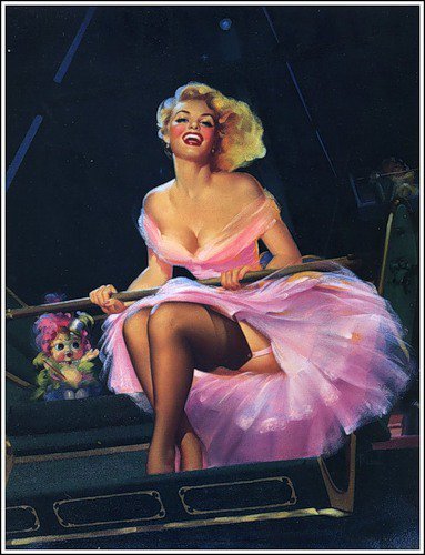 Серия "В американском стиле" - девушка - оригинал