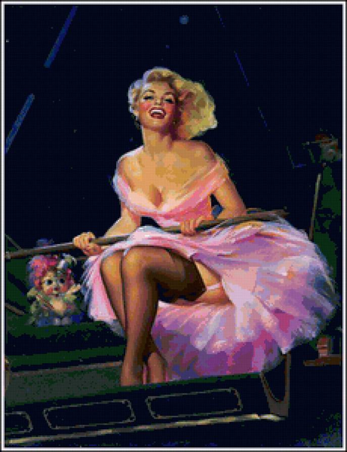 Серия "В американском стиле" - девушка - предпросмотр