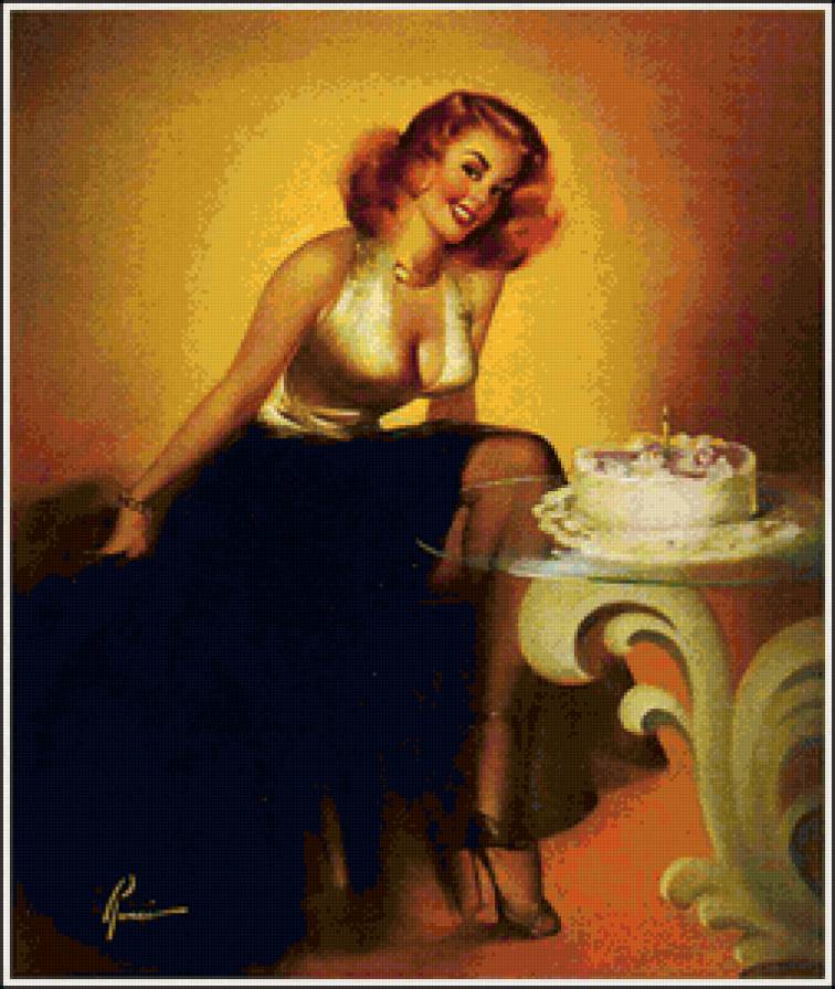 Серия "В американском стиле" - девушка - предпросмотр