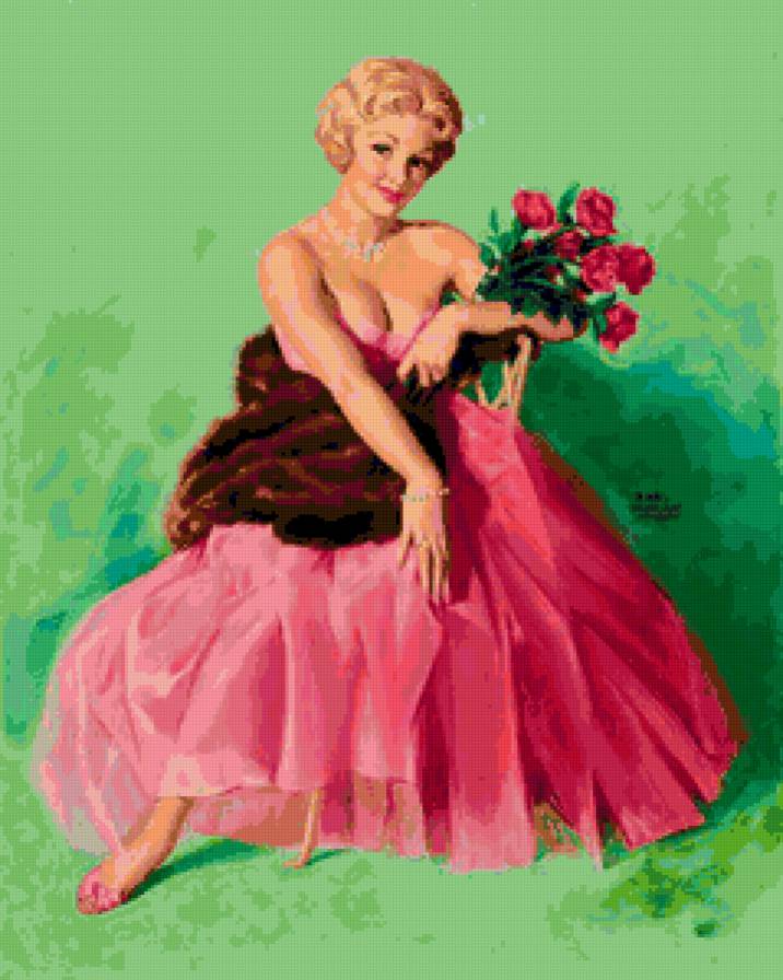 Серия "В американском стиле" - девушка - предпросмотр