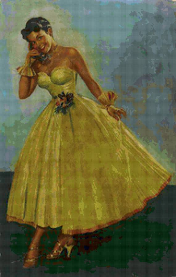 Серия "В американском стиле" - девушка - предпросмотр