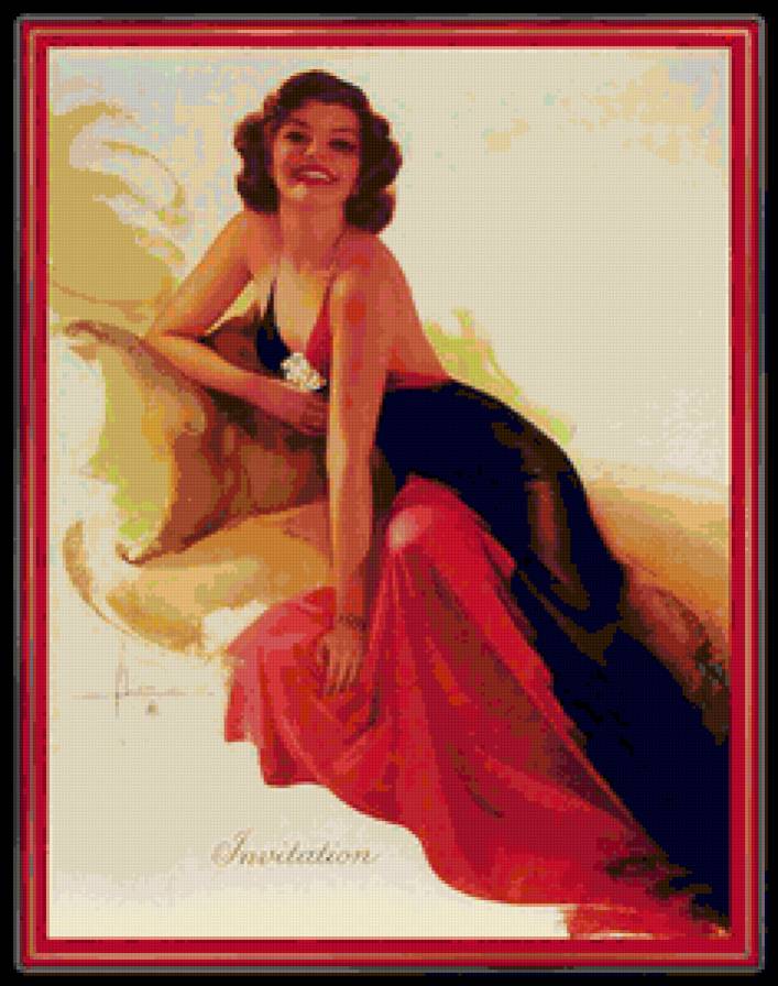 Серия "В американском стиле" - девушка - предпросмотр