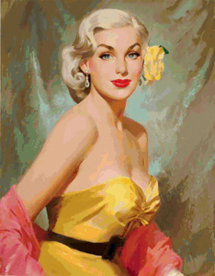 Серия "В американском стиле" - девушка - предпросмотр