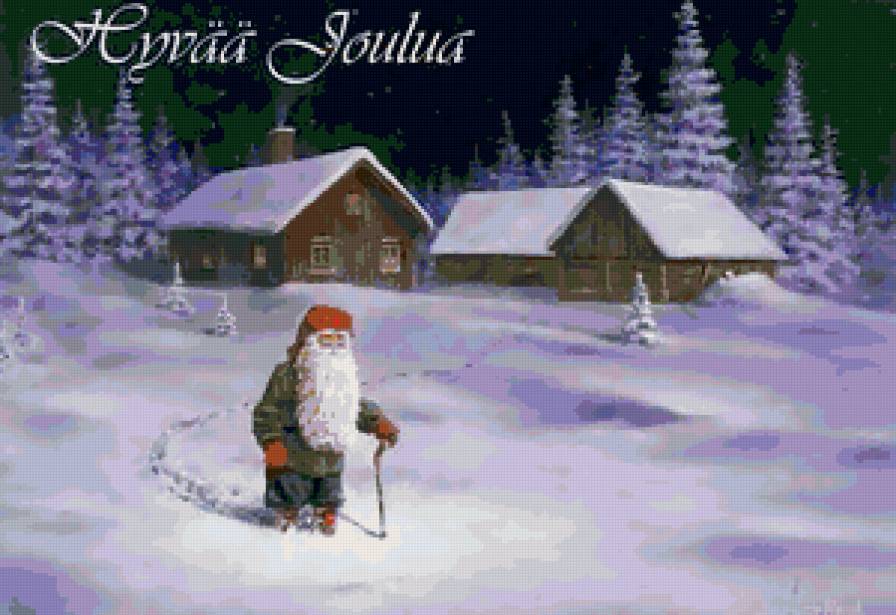 Старые открытки - гном - предпросмотр