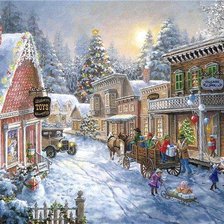 Схема вышивки «Никки Боэм Хорошие старые дни»