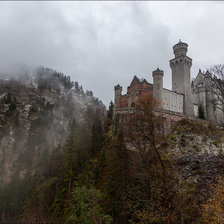 Схема вышивки «замок»