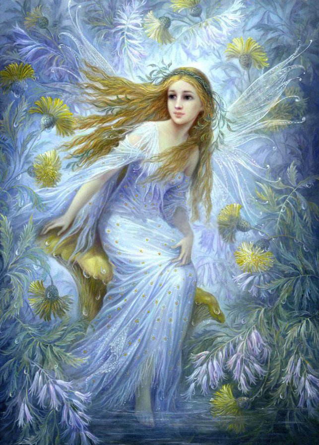 Серия "Ангелы" - девушка, ангел - оригинал