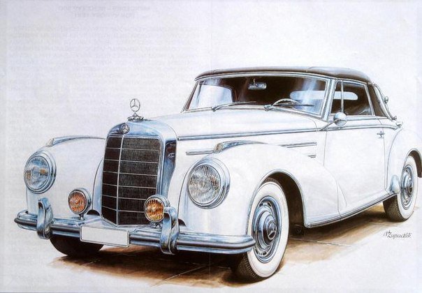 Серия "Ретро автомобили" 2 - автомобили, машины - оригинал