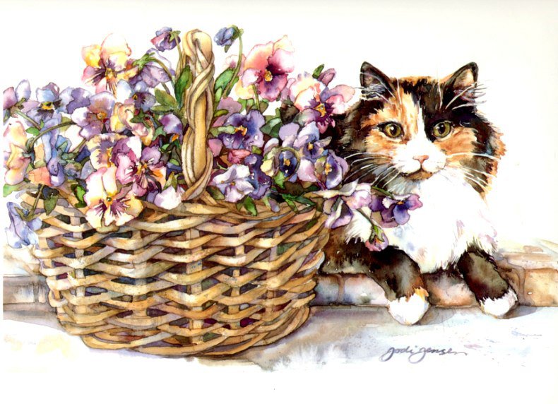 Кошечка - коты - оригинал