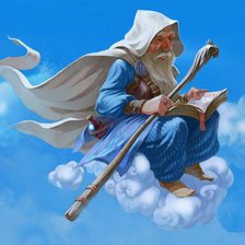 Схема вышивки «Волшебник»