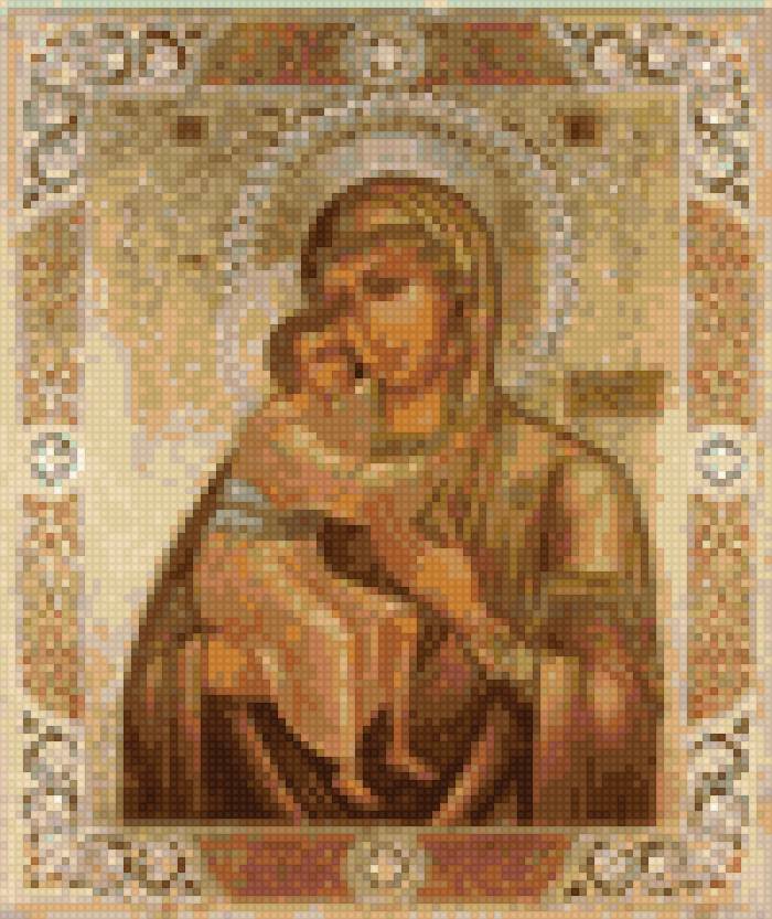 Икона Феодоровской Божьей Матери - икона, религия, богородица - предпросмотр