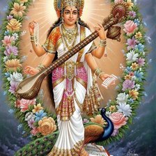 Схема вышивки «indian girl»