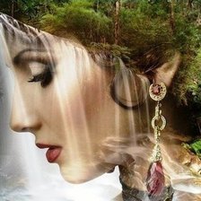 Схема вышивки «водопад»