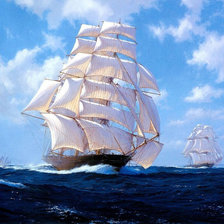 Схема вышивки «ship»