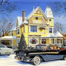 Схема вышивки «merry christmas»