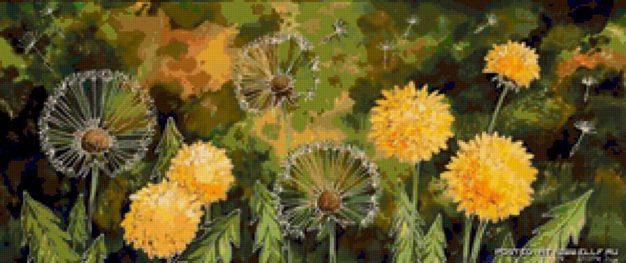 Одуванчики - предпросмотр