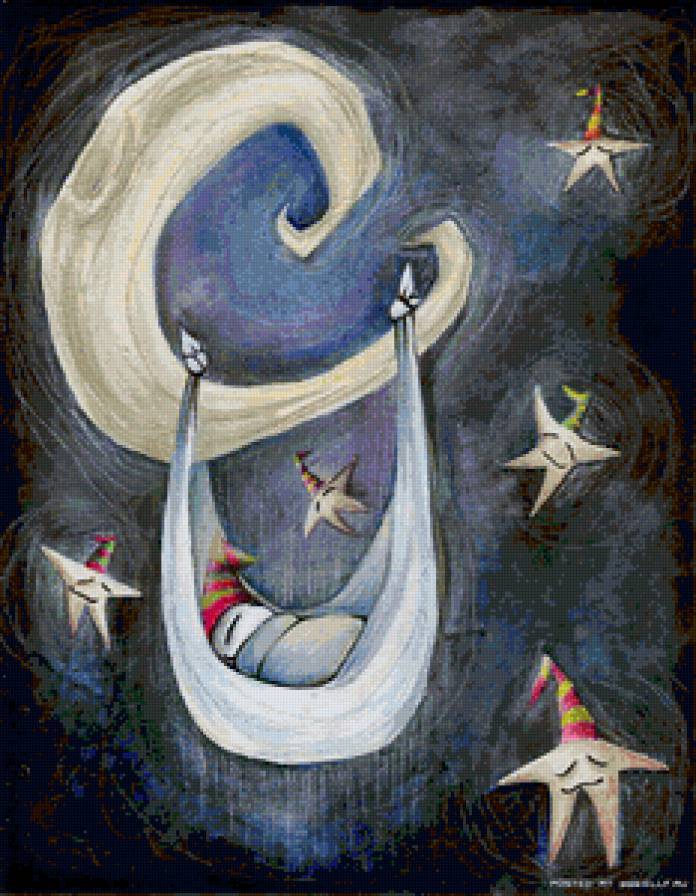 Спокойной ночи ! - ночь, луна - предпросмотр