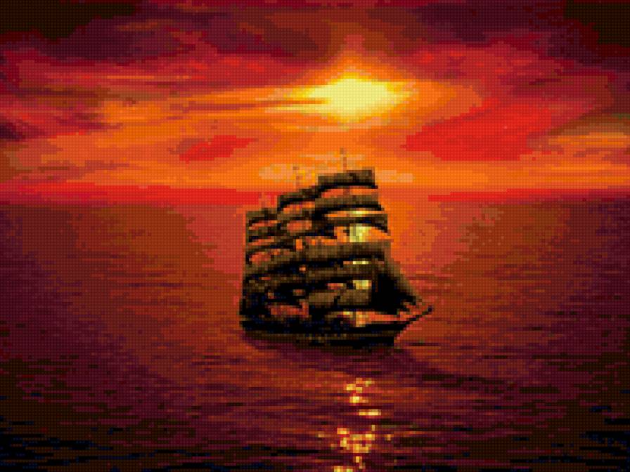 корабль закат - корабль закат - предпросмотр