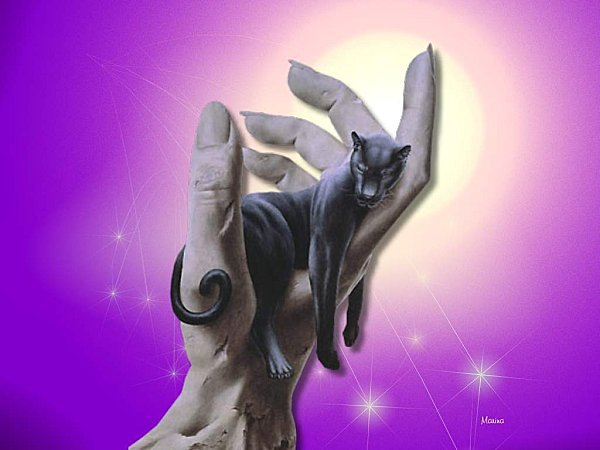 пантера на руке - пантера на руке - оригинал