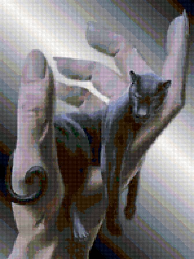 пантера на руке - пантера на руке - предпросмотр