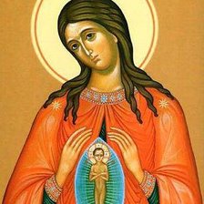 Схема вышивки «Помощница в родах»