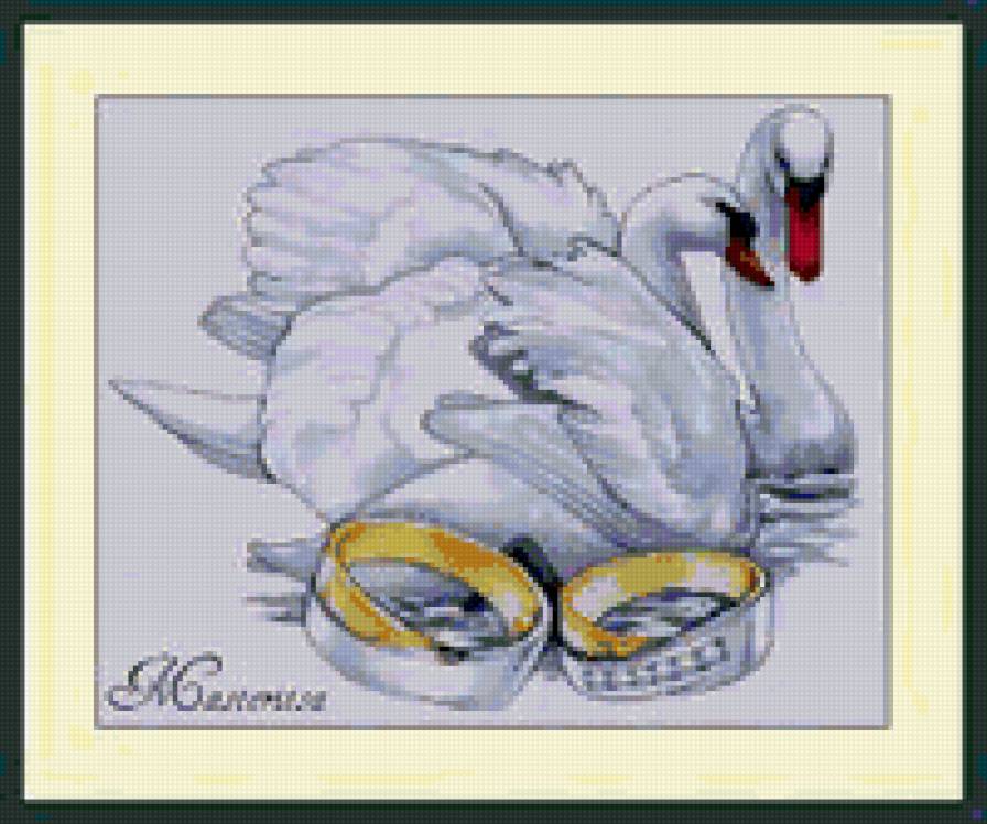 свадьба - лебеди - предпросмотр