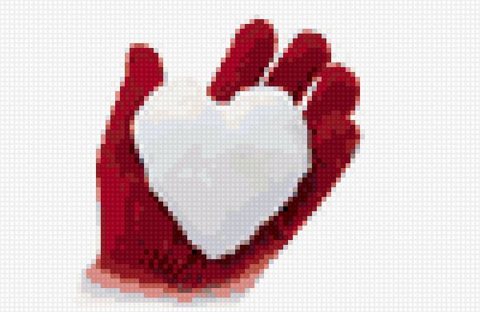 любовь - сердце, ладонь, любовь - предпросмотр