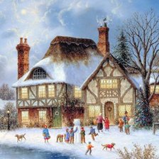 Схема вышивки «ЗИМА»