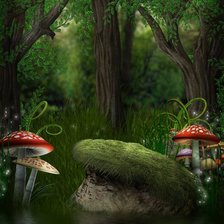 Схема вышивки «ГРИБОЧКИ»