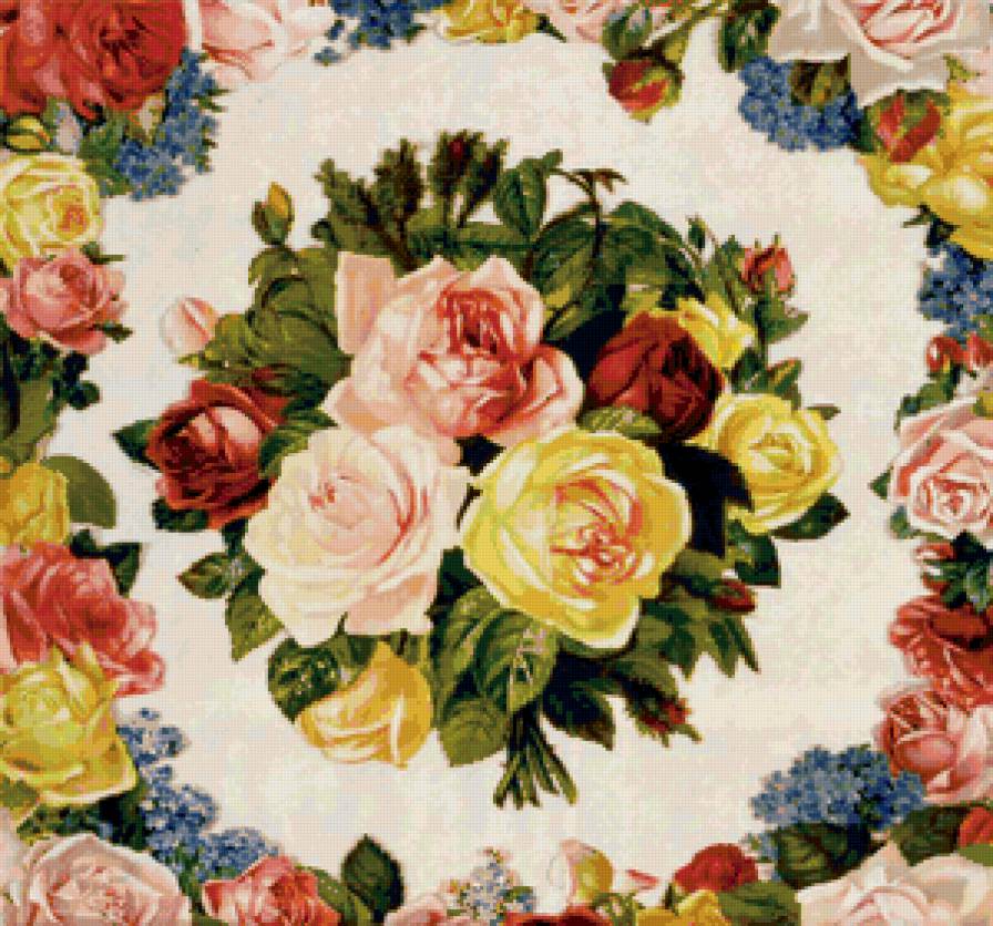 розы - роза, подушка, цветы - предпросмотр