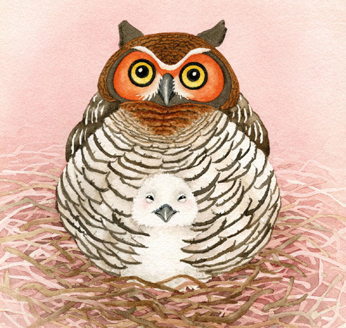 Подушка - сова - оригинал