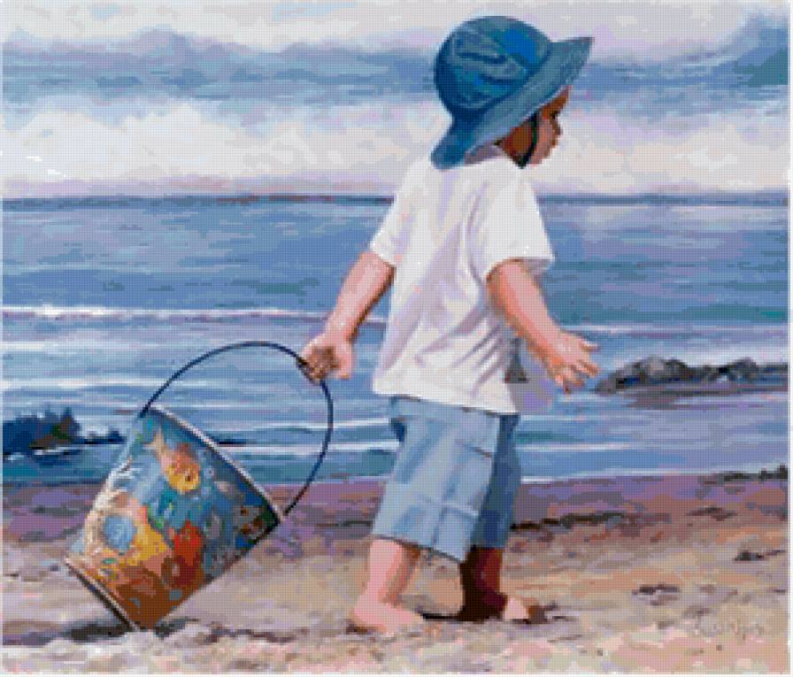 №148318 - пляж, море, дети - предпросмотр