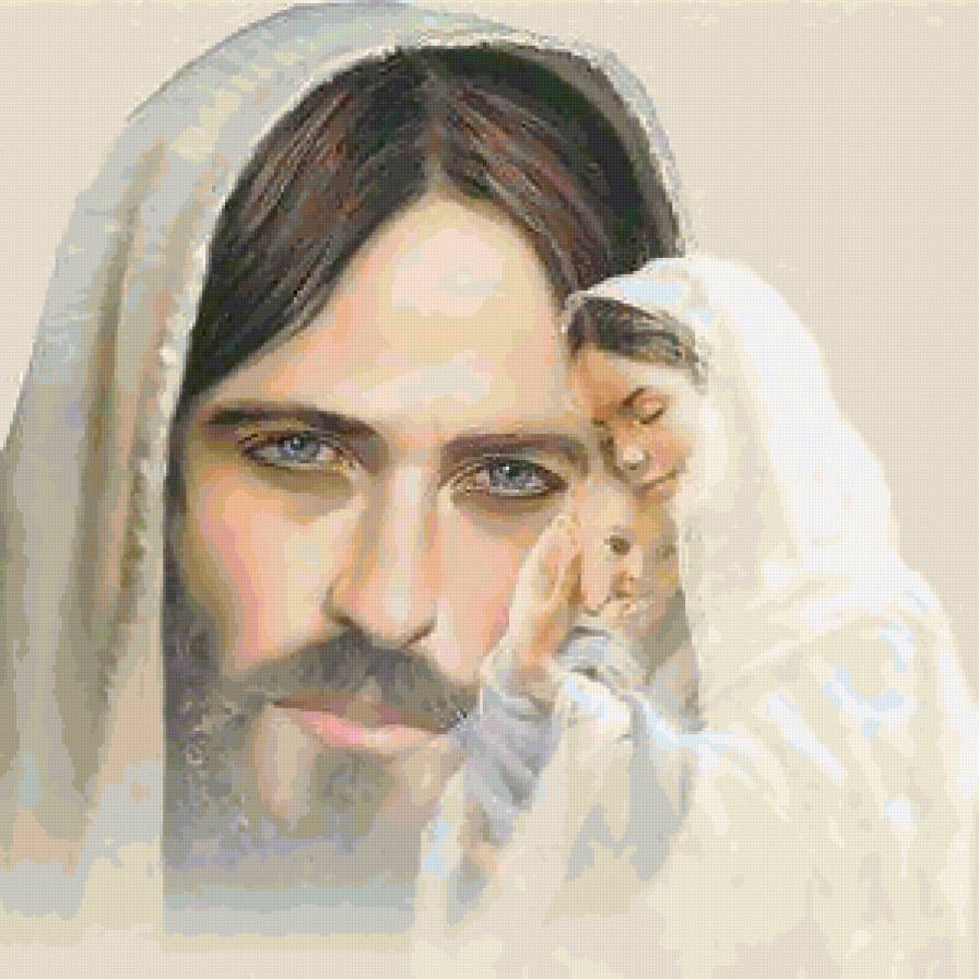 Серия "Иконы "Иисус, Дева и младенец" - иконы, иисус, младенец, дева - предпросмотр