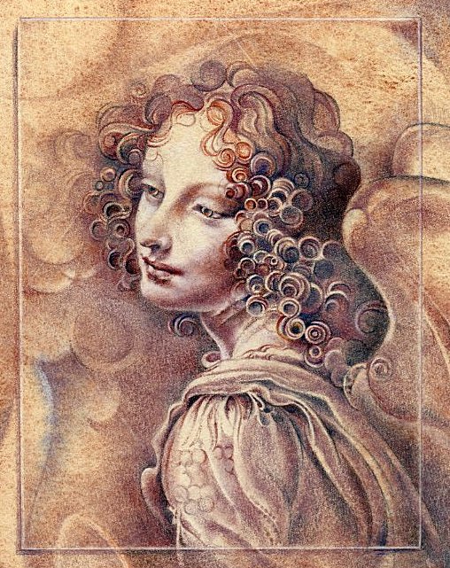 Старинная фреска - живопись, красота, гравюра, портрет - оригинал
