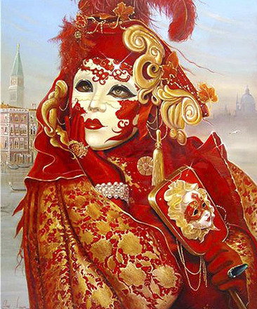 Венецианская маска - венеция, карнавал, маска - оригинал