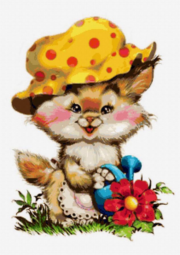 Котёнок в детскую - кот, животные, детское, для детей, кошка - предпросмотр