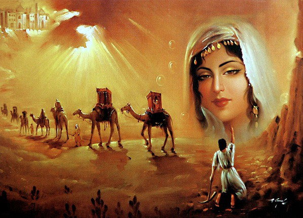 Лейла и Меджнун - романтика, пара, мираж, восток, любовь - оригинал