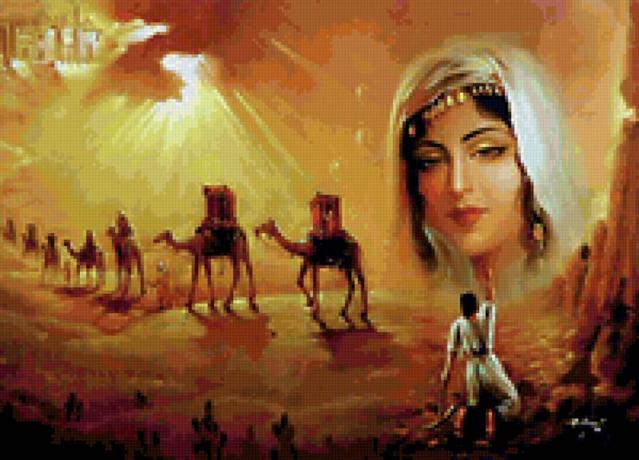 Лейла и Меджнун - романтика, мираж, пара, любовь, восток - предпросмотр