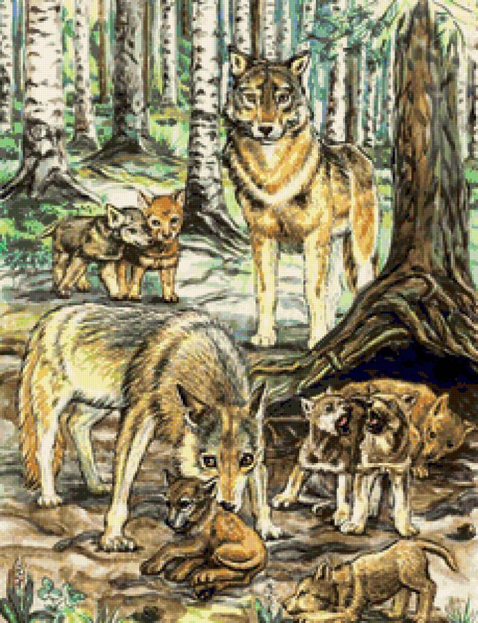 №149130 - животные, пейзаж - предпросмотр