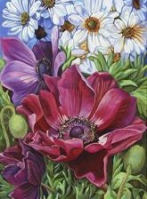 Схема вышивки «Цветы»