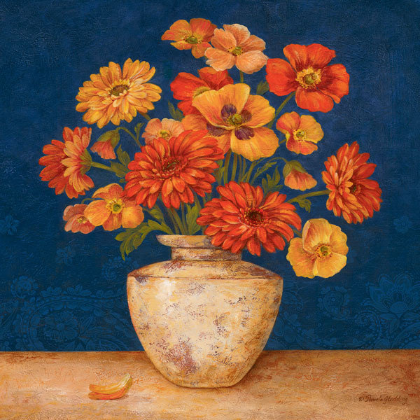 Букет - живопись, цветы, декор - оригинал