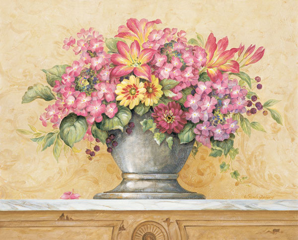Цветочный декор - живопись, декор, цветы - оригинал