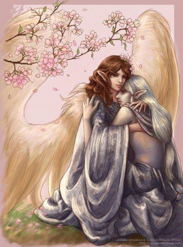 Эльфийская любовь - фэнтези, эльф - оригинал